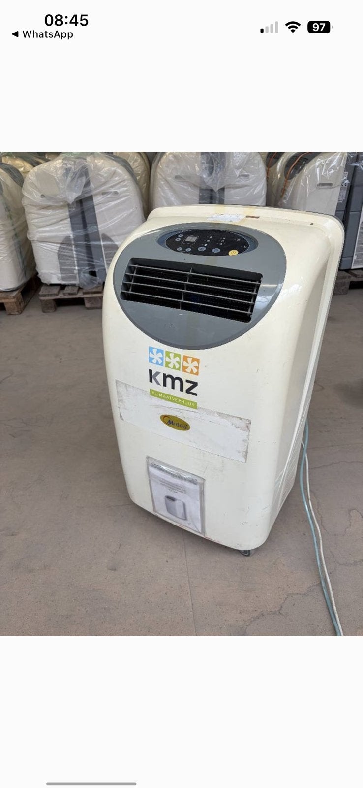 Mobieie Airco, Witgoed en Apparatuur, Airco's, Ophalen, Gebruikt, Minder dan 60 m³, 3 snelheden of meer