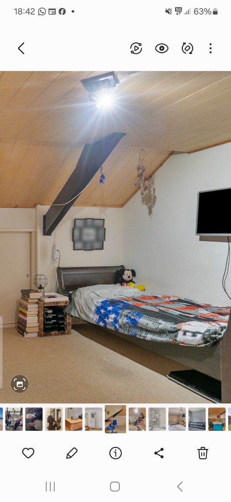 Comfortabel eenpersoonsbed met hoofdeinde, Ophalen, Gebruikt, 90 cm, Eenpersoons