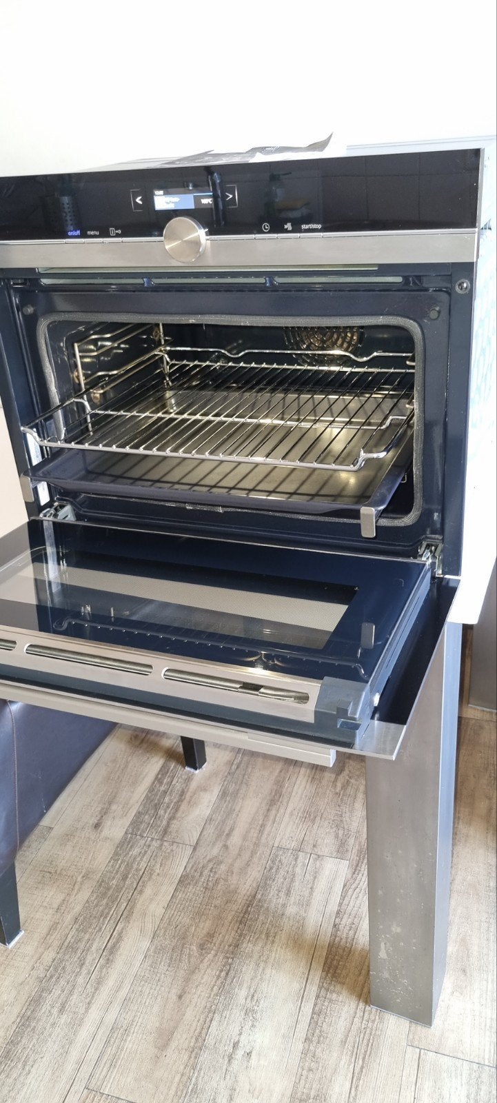 Siemens studioLine Inbouwoven iQ700 - 45cm, Witgoed en Apparatuur, Ophalen, Hete lucht, Siemens, Zo goed als nieuw