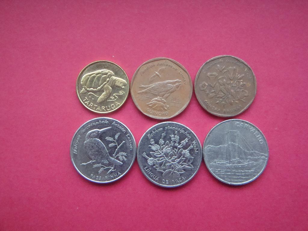 Kaapverdische Eilanden setje munten 1, 5 en 10 Escudos 1994., Postzegels en Munten, Munten | Afrika, Verzenden, Overige landen