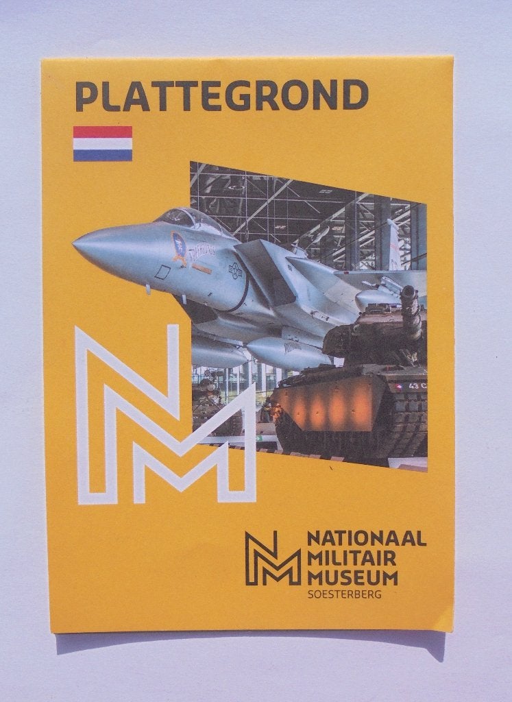 Plattegrond Nationaal Militair Museum Soesterberg., Verzamelen, Ophalen of Verzenden, Overige soorten, Nederland, Boek of Tijdschrift