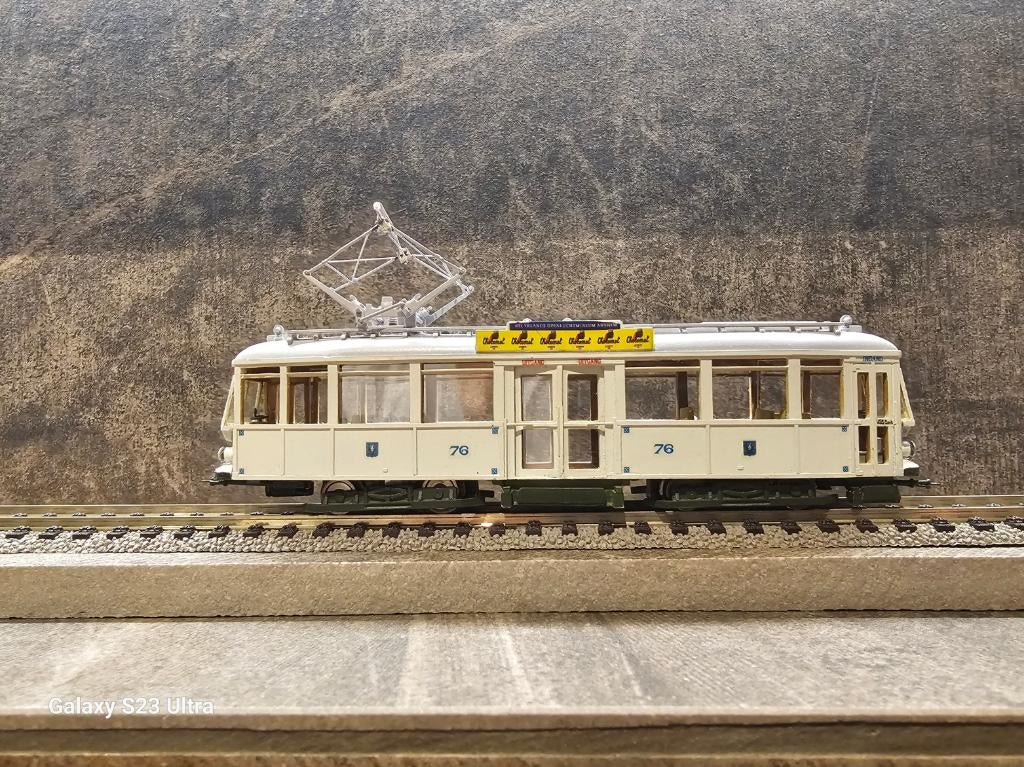 Tram GETA 76/ NOM  Riess model in H0 gemotoriseerd, Overige merken, Verzenden, Nieuw, Analoog