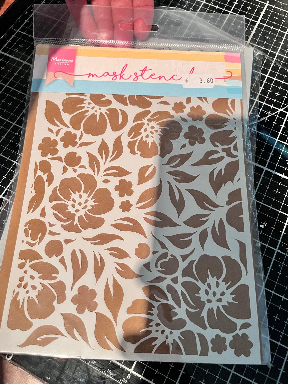 Marianne Design Mask Stencil - Bloemenpatroon