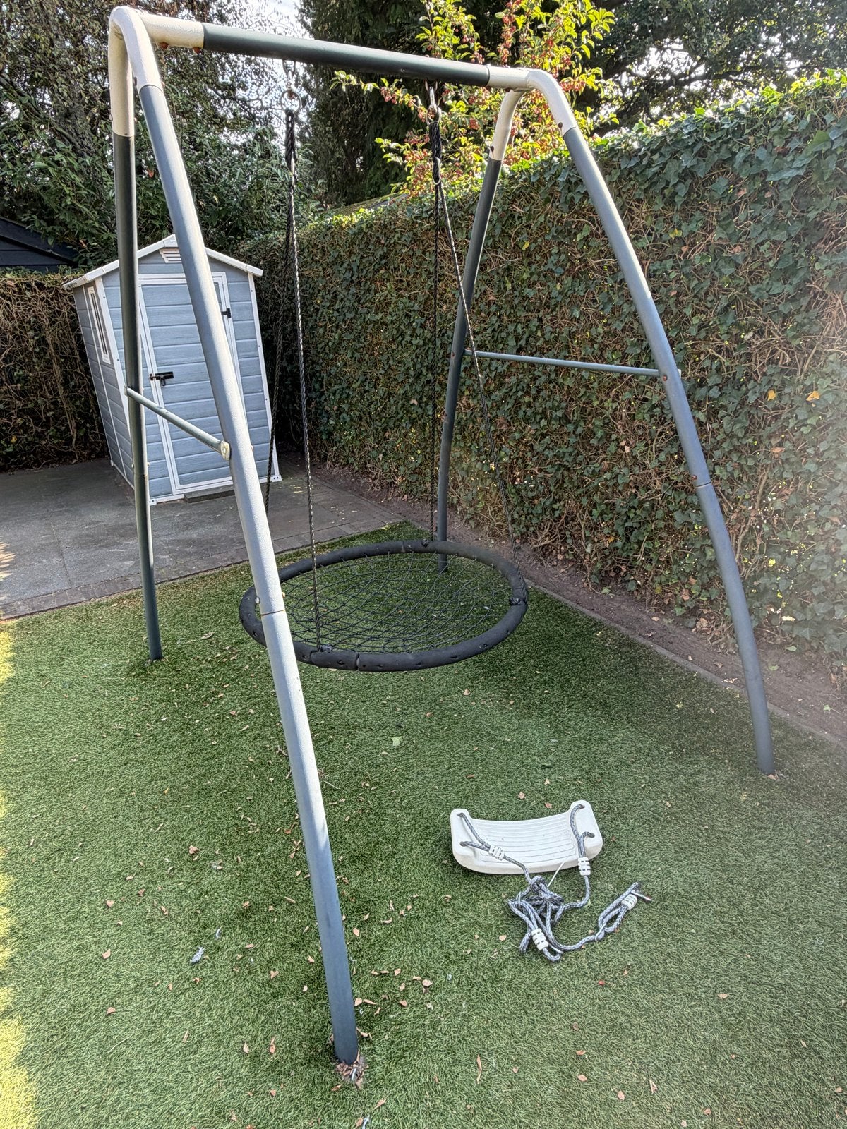 Schommel met nestschommel en extra schommel, Ophalen, Gebruikt, Schommel