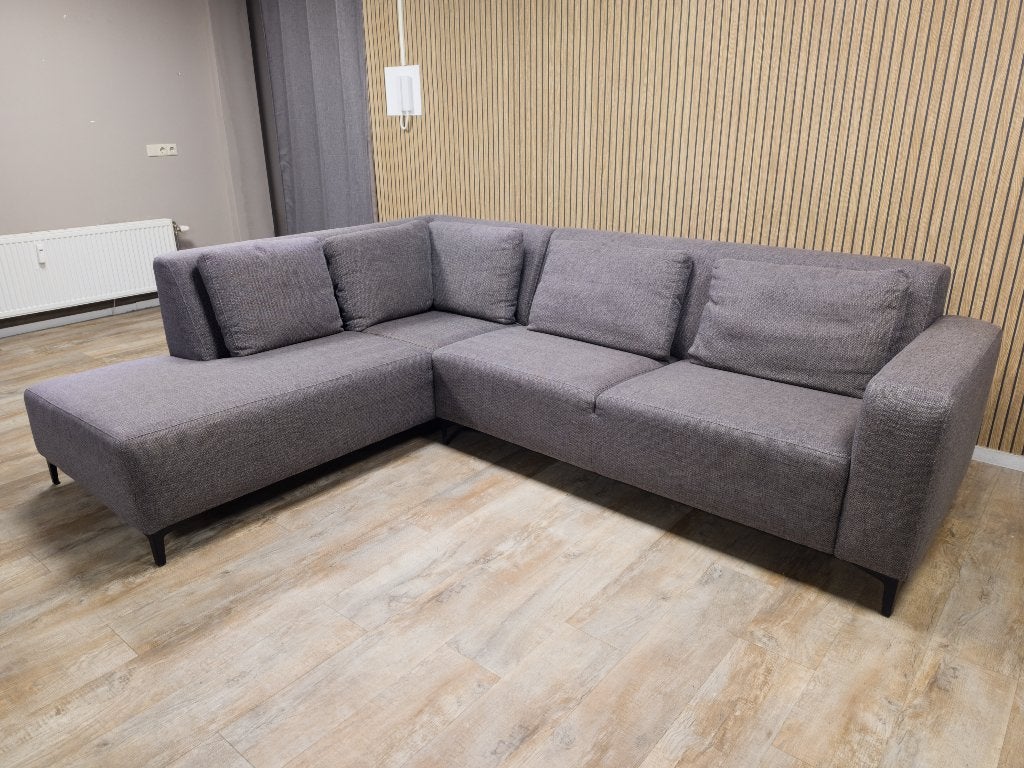 Mooie Groot Antraciet Hoekbank, Info@banxtel.nl, Gebruikt, Hoekbank, Hoekbank