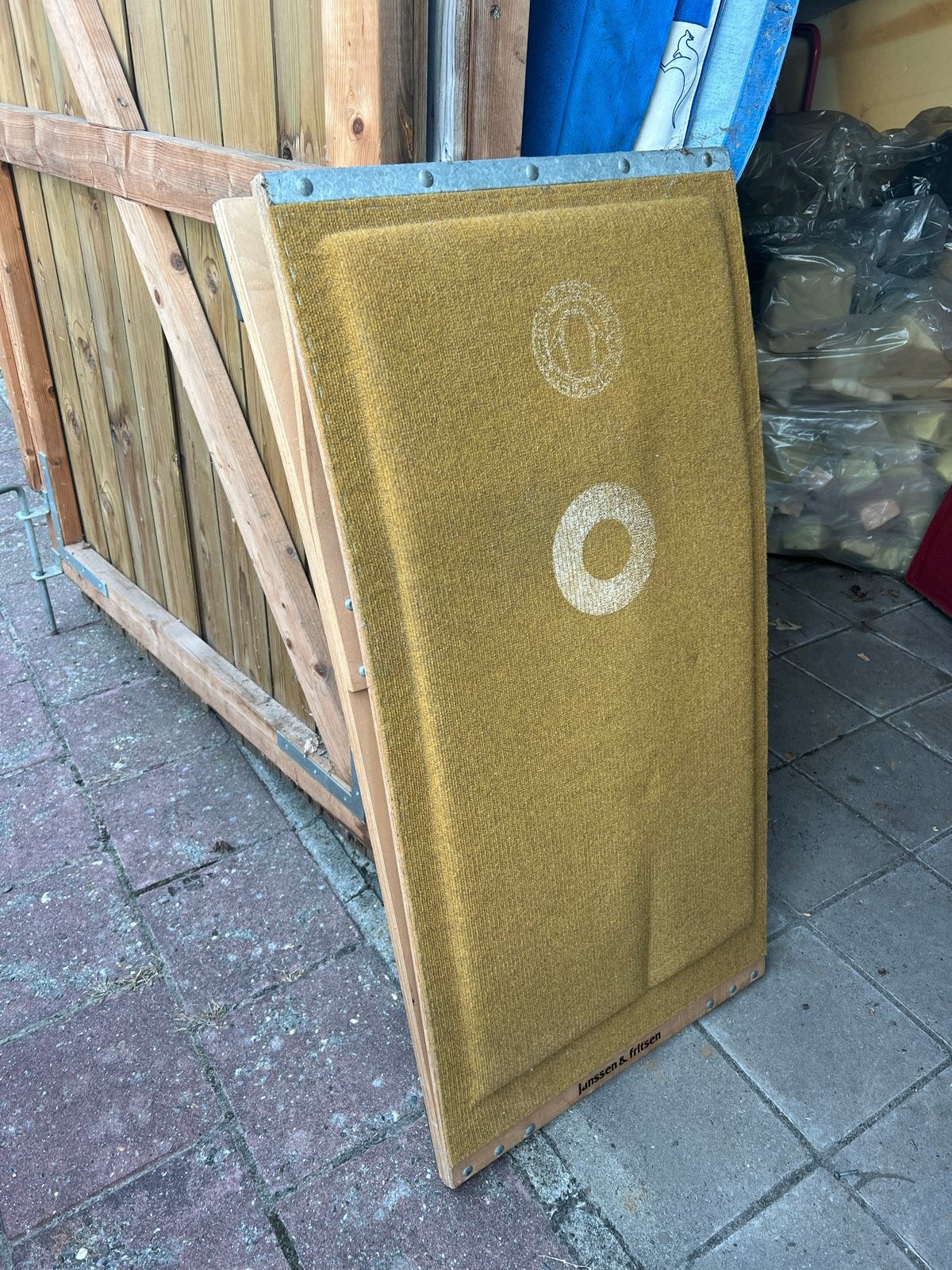 Janssen & Fritsen Gymnastiek Springplank, Ophalen, Gebruikt, Materiaal