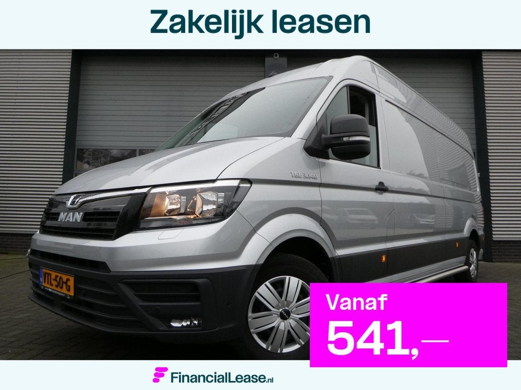 MAN TGE 35 2.0tdi 140pk, L4H3,L3H2 Automaat, Apple CarPlay,, Stof, Gebruikt, 4 cilinders, MAN