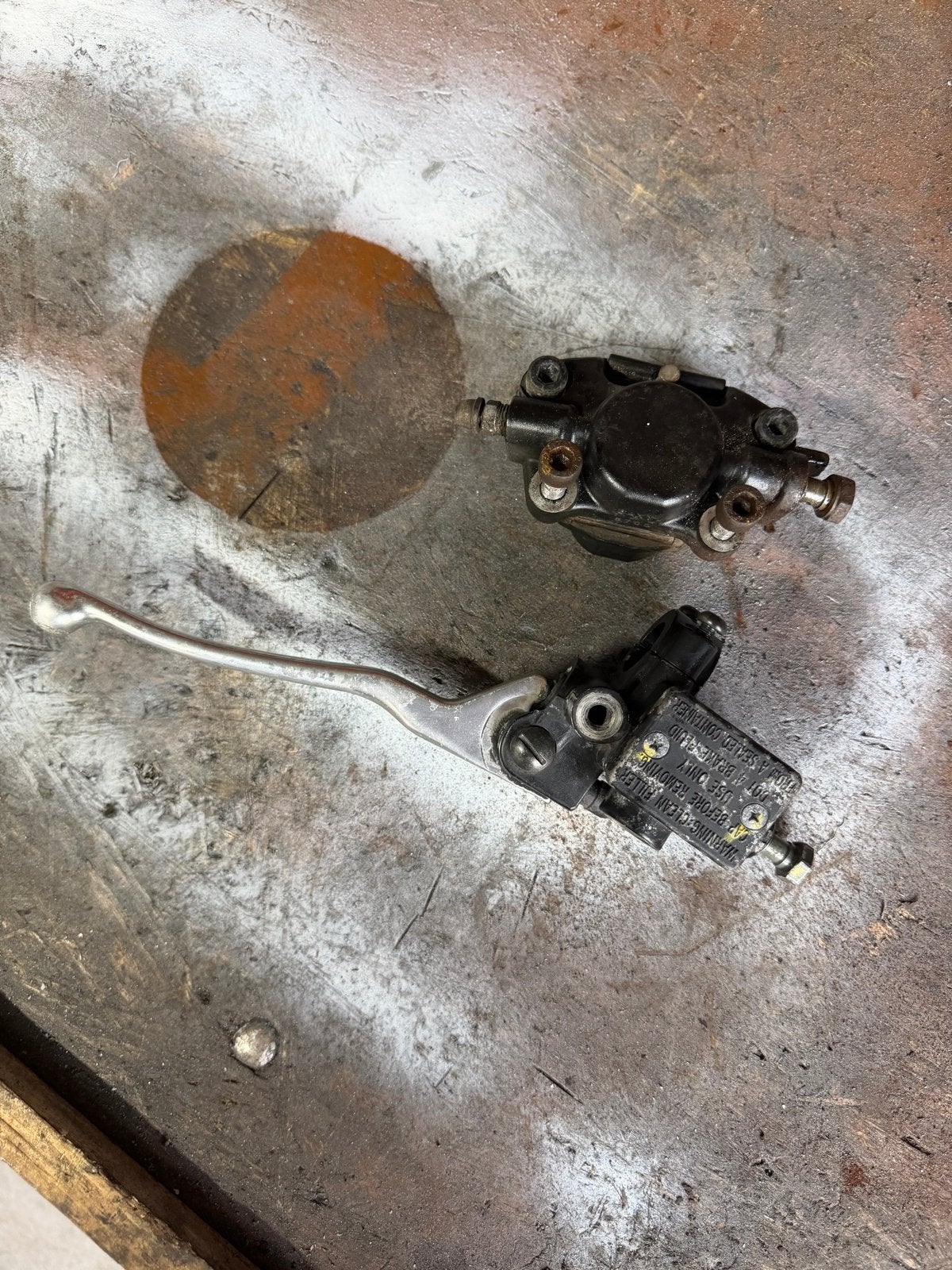 Remhendel met rempot en remklauw piaggio Vespa LX 4t, Ophalen of Verzenden, Gebruikt, Overige typen, Vespa