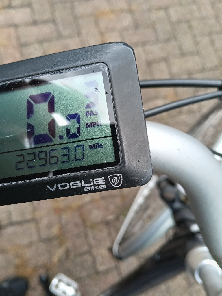 Vogue Basic electrische fiets, Gebruikt, Schijfrem, 53 tot 57 cm, Ophalen