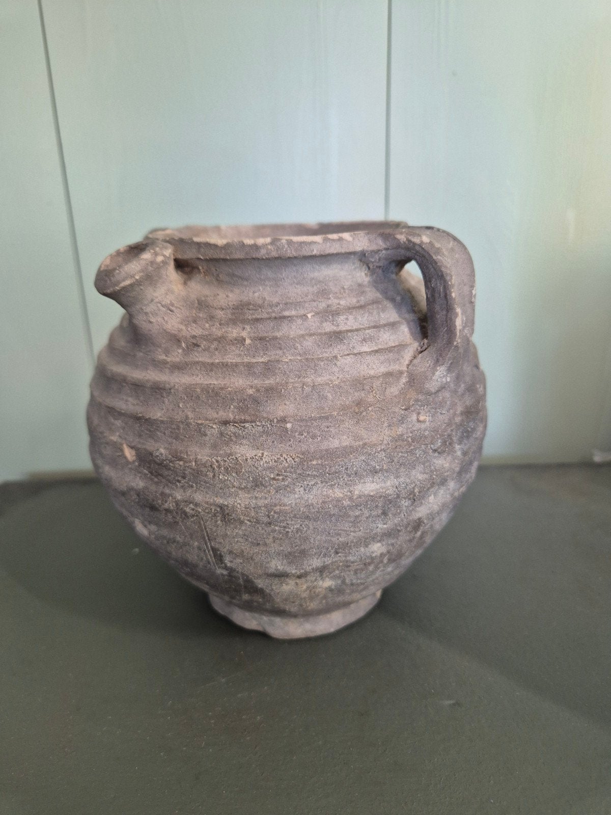 Bodemvondst Tuitpot, Rond, Ophalen of Verzenden, Aardewerk, Minder dan 40 cm