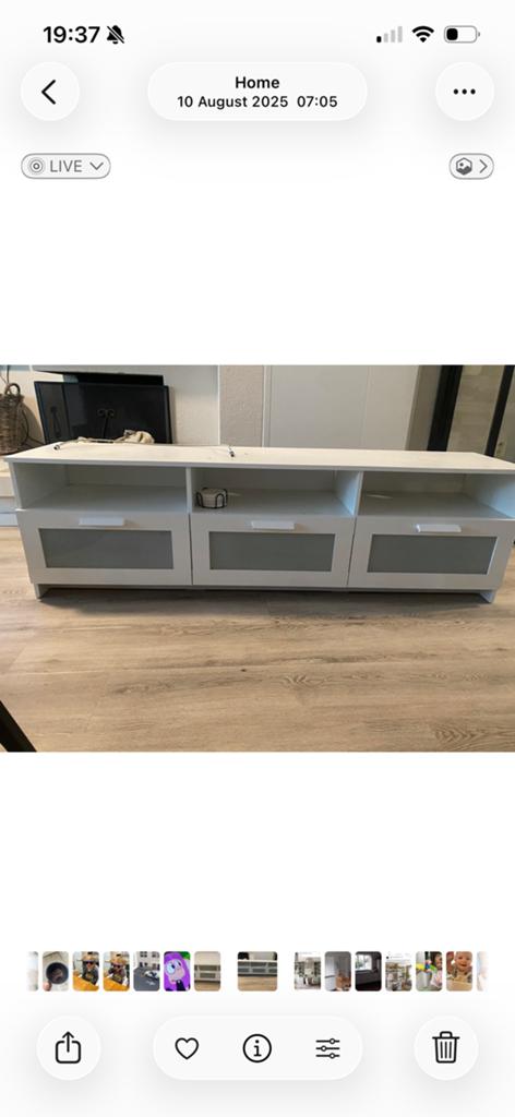 IKEA Tv cabinet, Ophalen, Gebruikt, 150 tot 200 cm, Minder dan 100 cm
