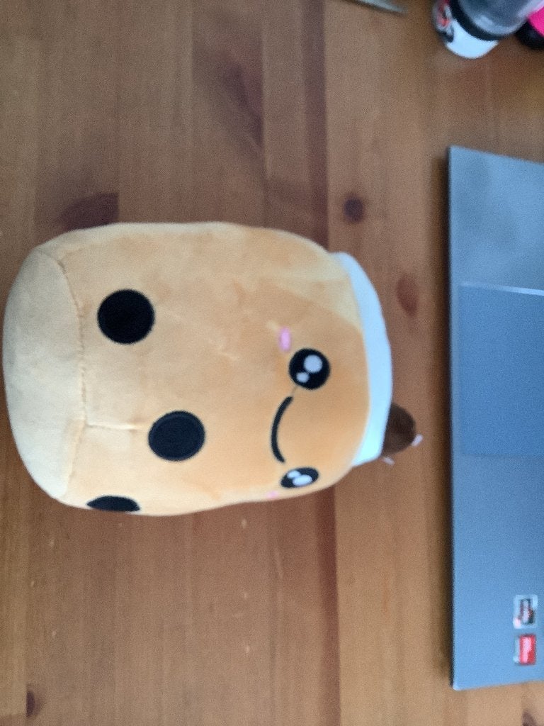 Boba tea knuffel, 18 cm, Ophalen of Verzenden, Zo goed als nieuw, Overige typen
