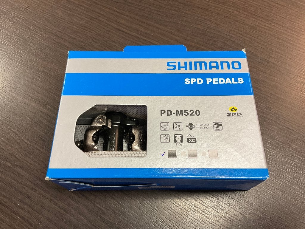 Shimano PD-M520, Fietsen en Brommers, Crankstel of Pedalen, BMX, Info@shimano-benelux.nl, Shimano