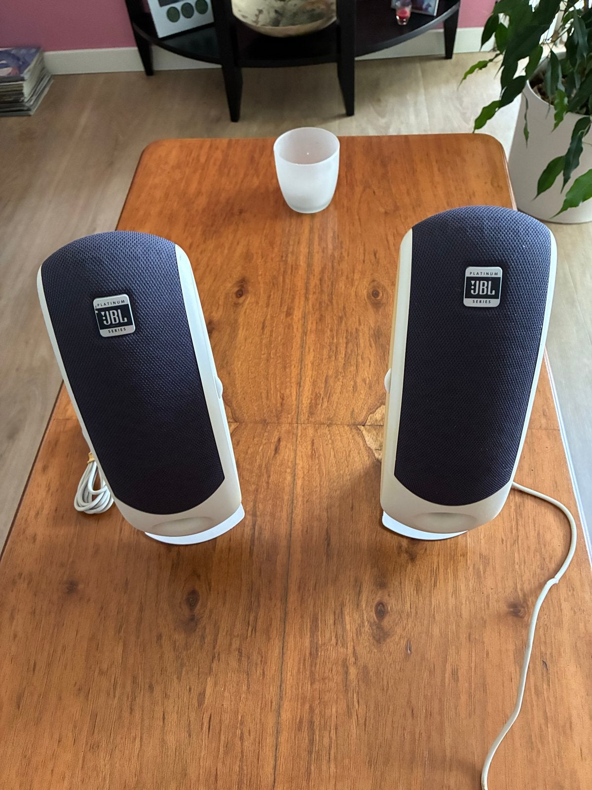 JBL Platinum Series computer speakers - blauw, Ophalen of Verzenden, Gebruikt, Audiokanaal 2