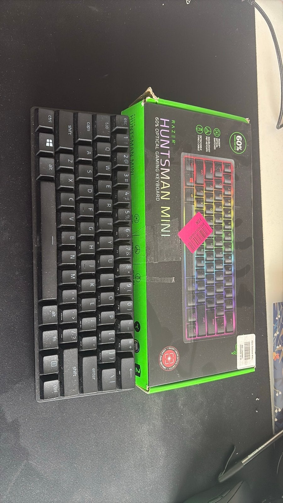 Razer Huntsman Mini 60% Optisch Gaming Toetsenbord, Gaming toetsenbord, Ophalen of Verzenden, Zo goed als nieuw, Qwerty