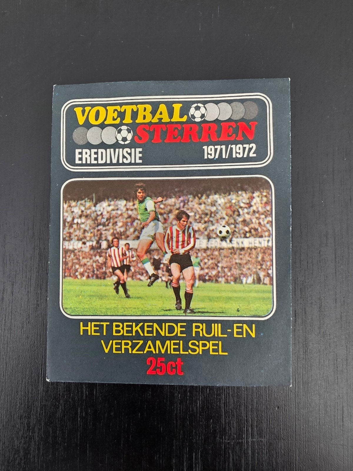 Een verzegeld zakje Voetbal sterren Eredivisie 1971/1972, Verzenden, Overige binnenlandse clubs, Poster, Plaatje of Sticker