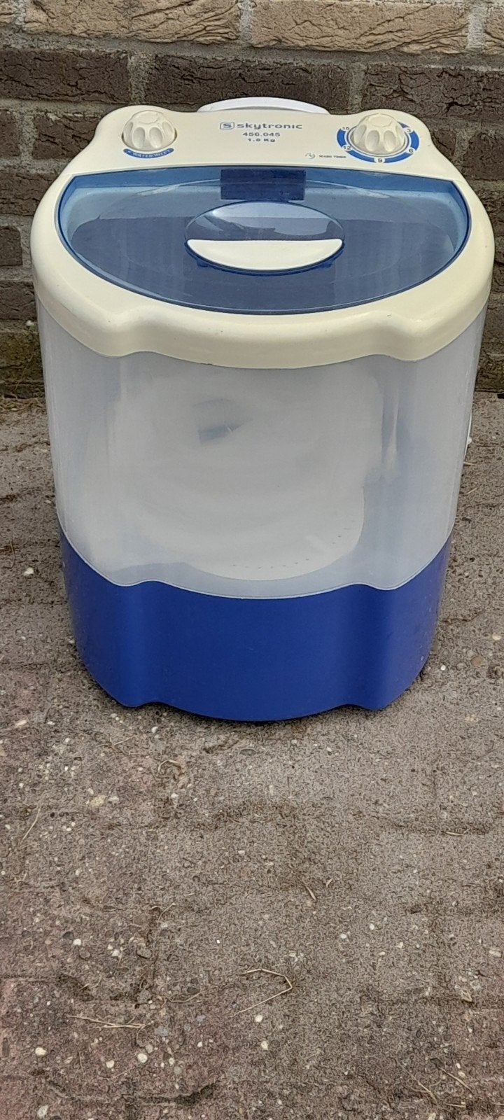 Camping wasmachine, Ophalen, Zo goed als nieuw