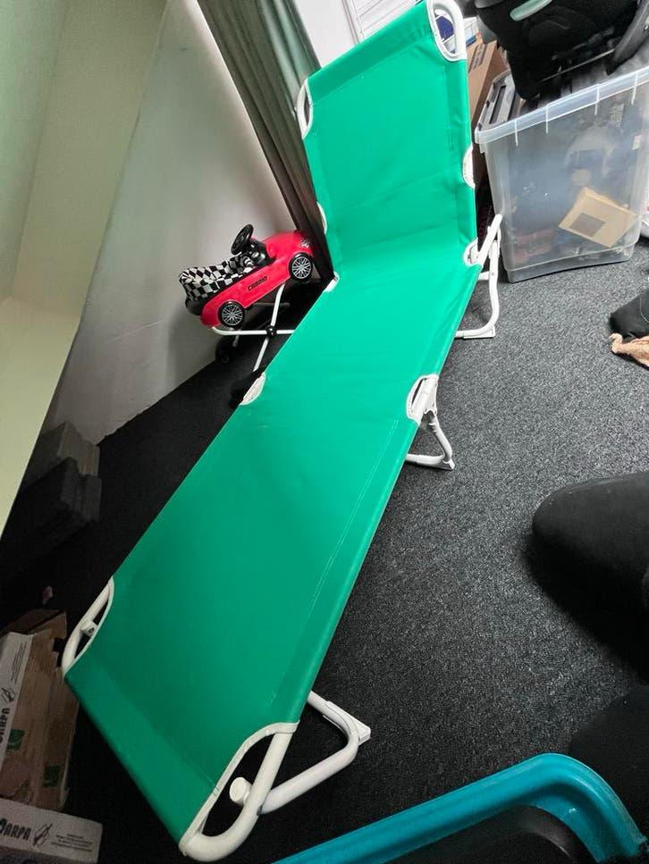IKEA HÅMÖ Ligstoel, Ophalen, Zo goed als nieuw, Textileen, Inklapbaar