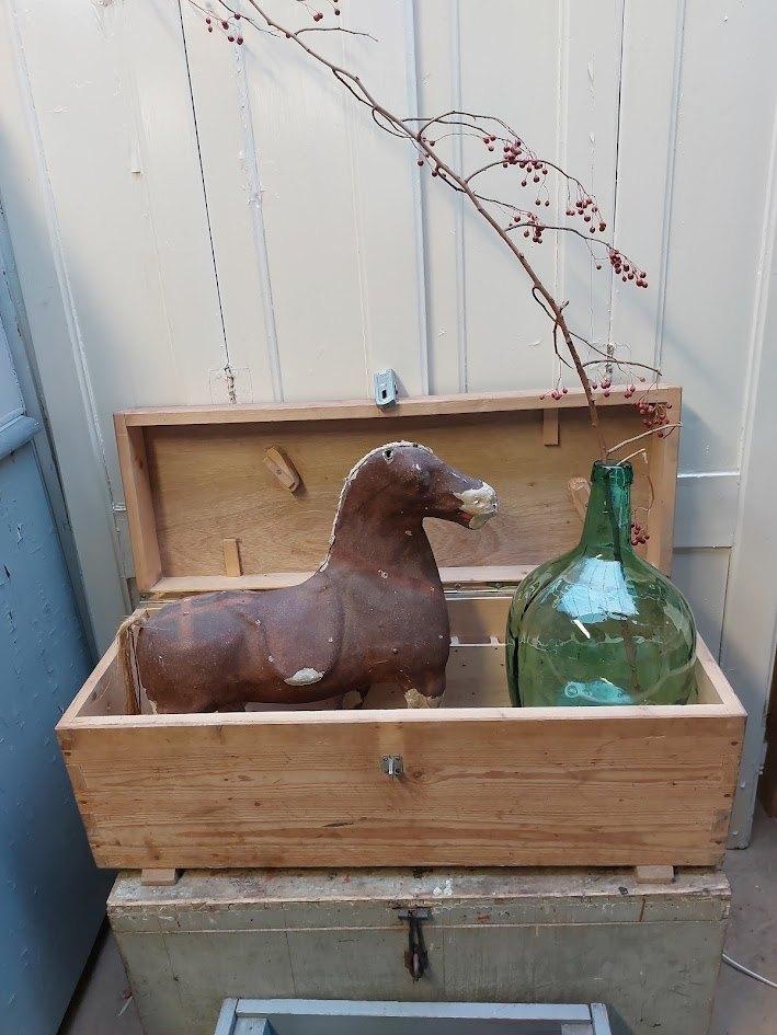 Brocante kisten opbergers, Huis en Inrichting, Woonaccessoires | Kisten, Ophalen, Minder dan 50 cm, Gebruikt, 50 tot 100 cm
