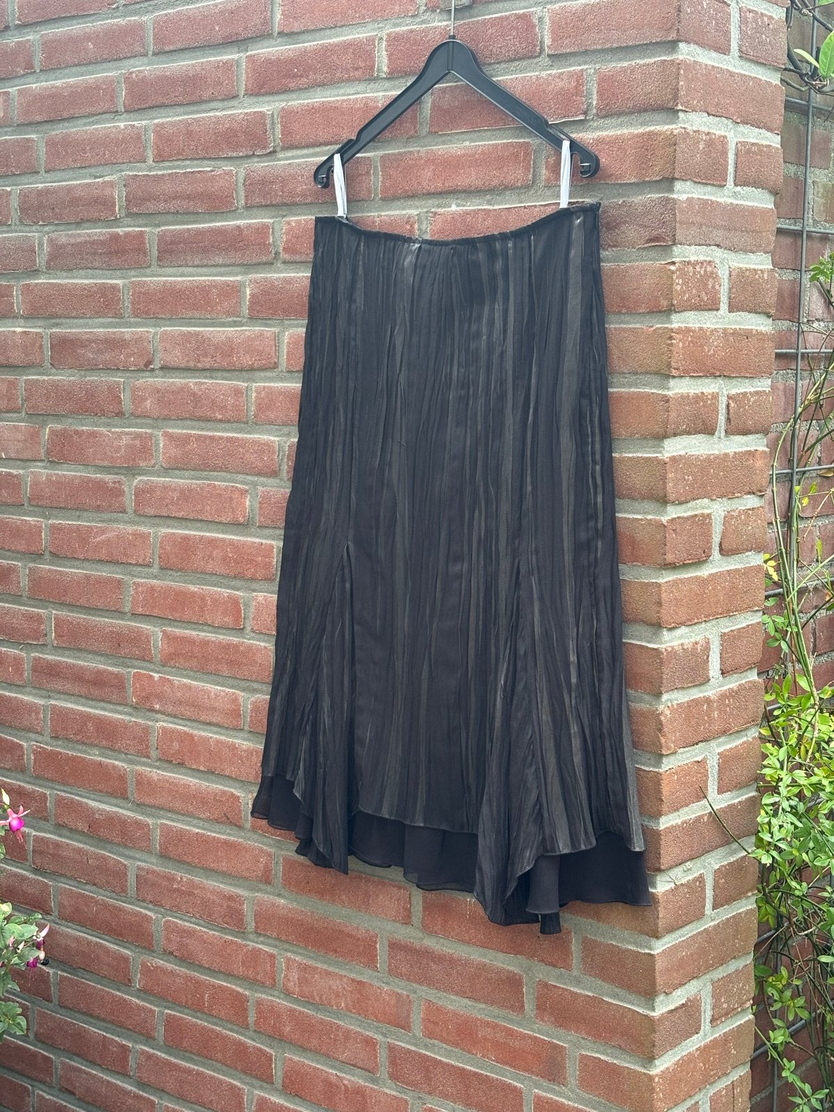 Taifun Collection Zwarte Plissé Rok Maat 38, Kleding | Dames, Maat 38/40 (M), Zwart, Ophalen of Verzenden, Zo goed als nieuw
