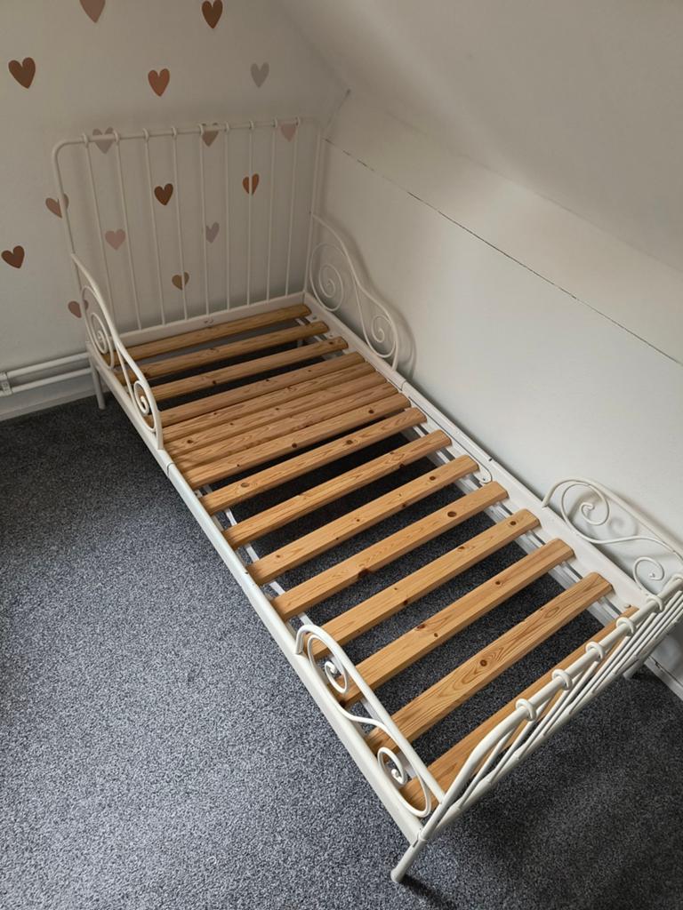Peuter Meegroeibed ikea, Ophalen, Gebruikt, 70 tot 85 cm, Matras