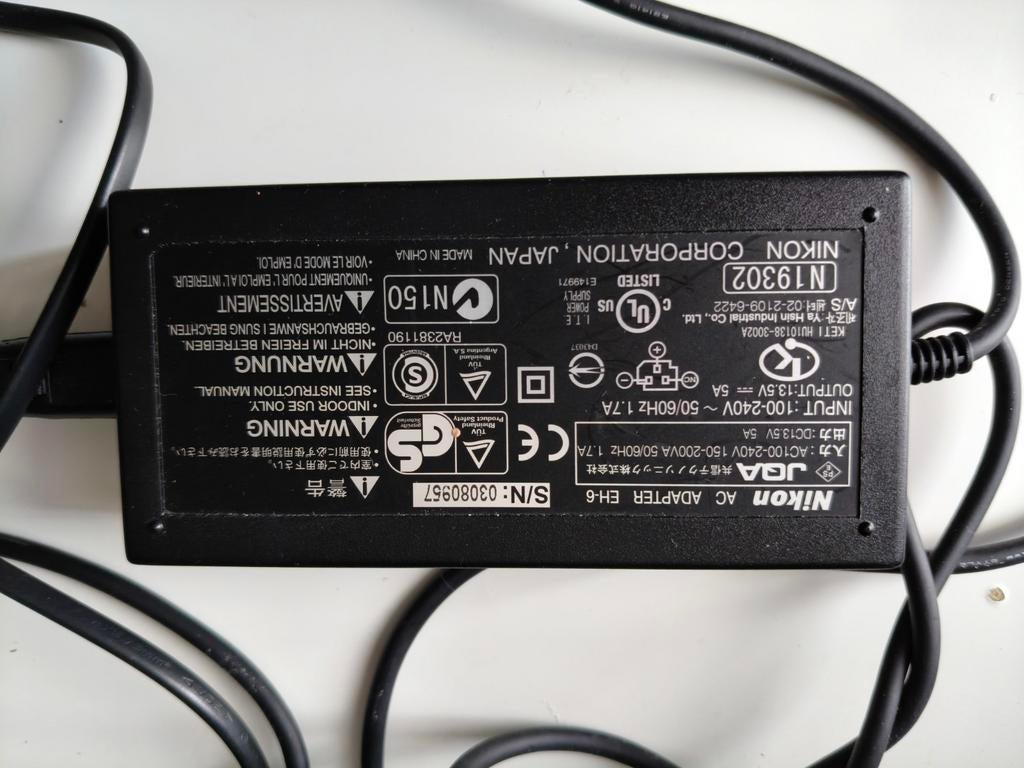 Originele Nikon AC adapter EH-6, Ophalen of Verzenden