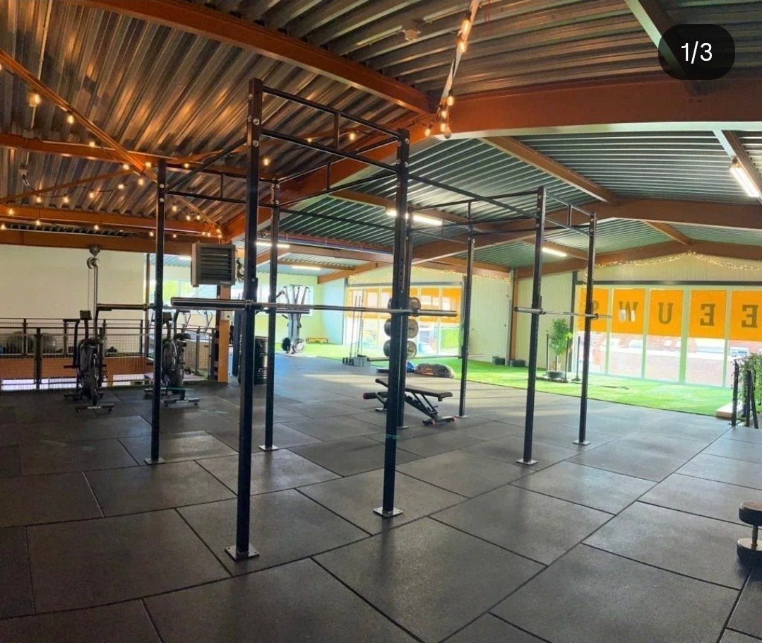 Powercage / Squatrek - +/- 4x2m, 2.5m hoog, Sport en Fitness, Ophalen, Gebruikt, Armen, Overige typen