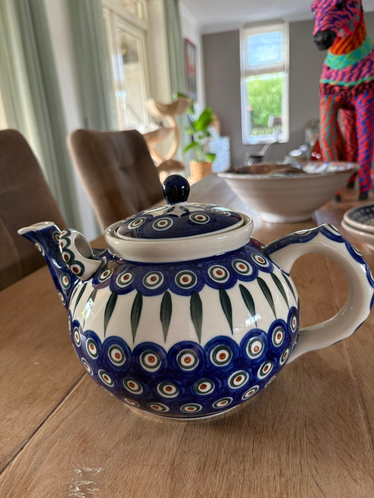 Nieuwe grote theepot bunzlau , pools servies, Ophalen, Keramiek, Overige typen, Nieuw