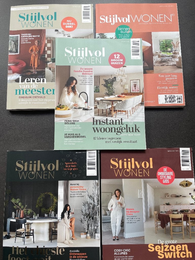 Stijlvol Wonen interieur / styling blad tijdschrift, Ophalen of Verzenden, Zo goed als nieuw, Overige typen