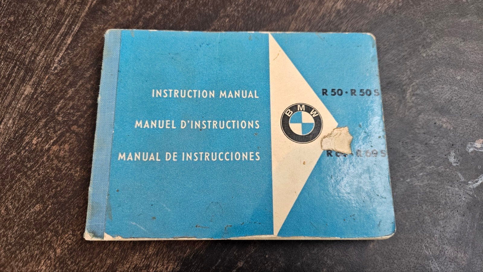 BMW R50-R50S Instructieboekje (1964), Ophalen of Verzenden, Gelezen, BMW, BMW AG