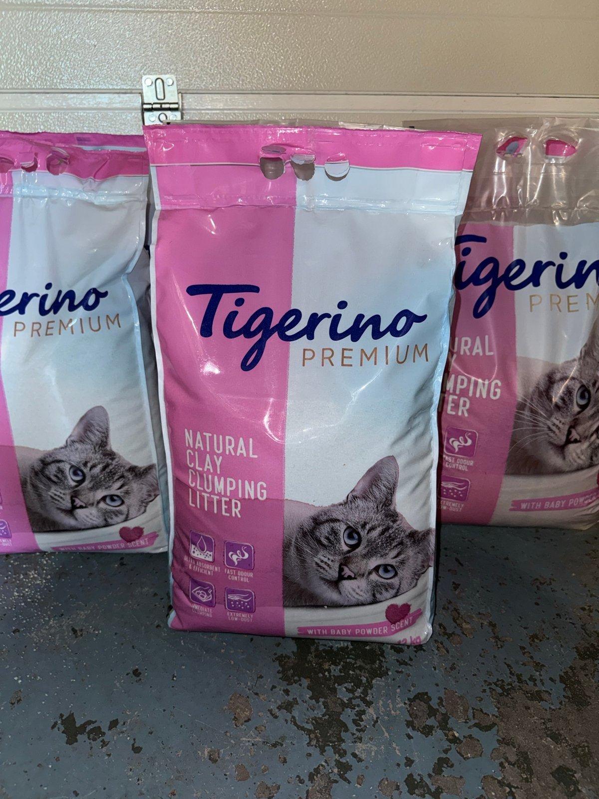 7 zakken tigerino babypoeder kattengrind, Ophalen