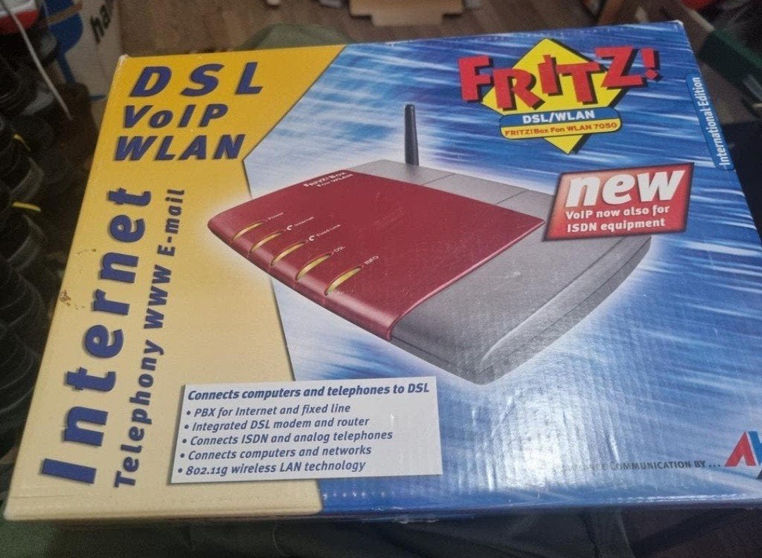 FRITZ!Box Fon WLAN 7050 DSL VoIP WLAN Router, Ophalen of Verzenden, Nieuw, Router met modem, AVM FRITZ!Box