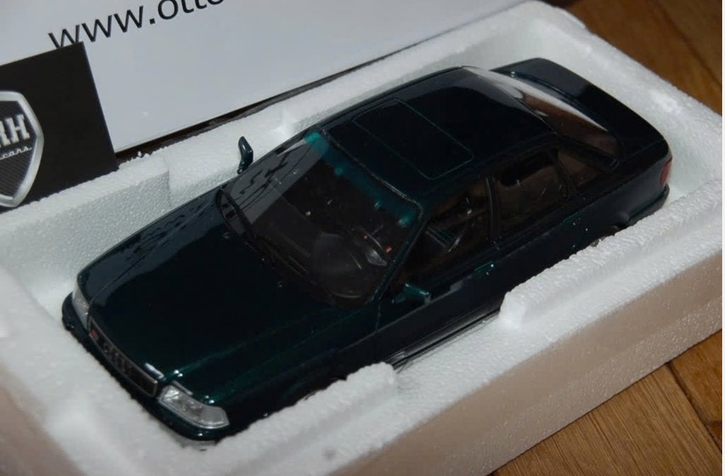 1:18 Audi S2 B3 green Otto mobile OT1102 in box WRH, Verzenden, Zo goed als nieuw, Auto, OttOMobile