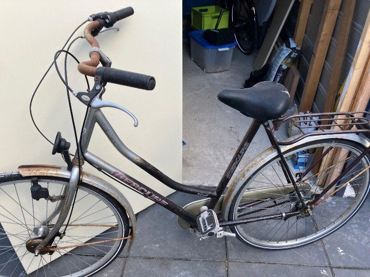 damesfiets, Fietsen en Brommers, Fietsen | Dames | Sportfietsen en Toerfietsen, Ophalen, Gebruikt, Minder dan 10 versnellingen