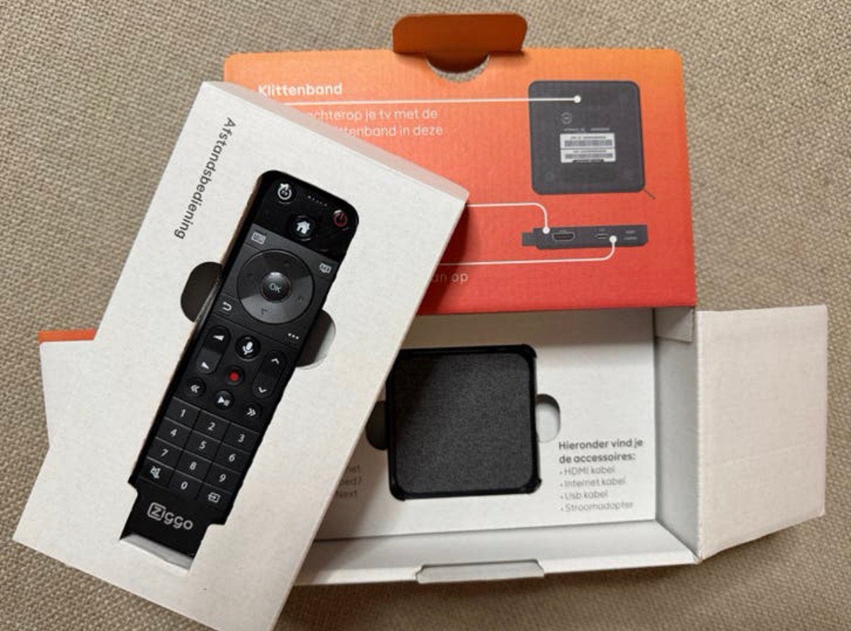 Ziggo NEXT MINI, 100% te gebruiken, NIEUW IN DOOS compeet., Ophalen of Verzenden, Nieuw, HDMI, 1500 GB of meer