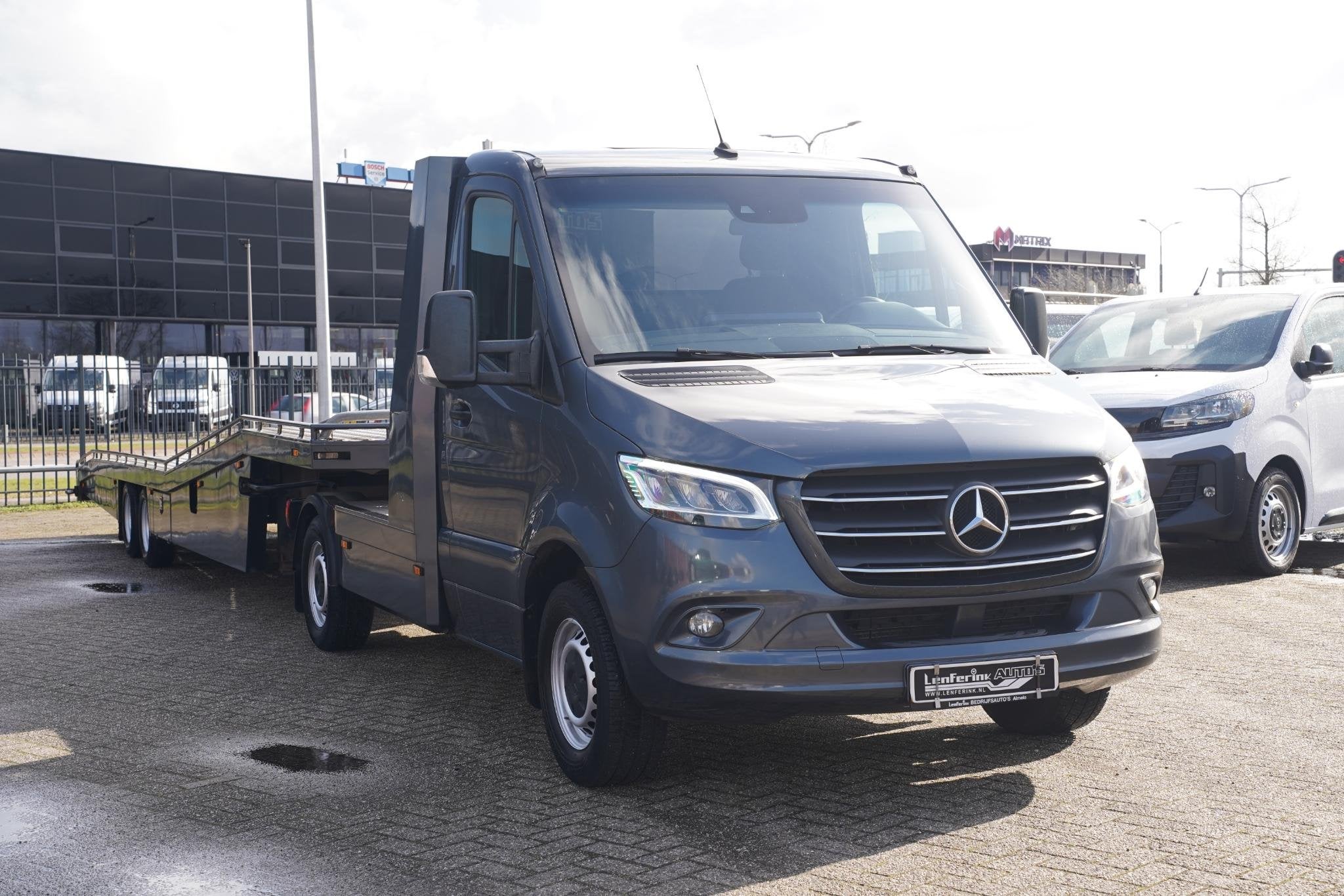 Mercedes Benz Sprinter 516 CDI 163 pk Aut BE-Trekker met Tij, Auto's, Automaat, Start-stop-systeem, Gebruikt, 4 cilinders