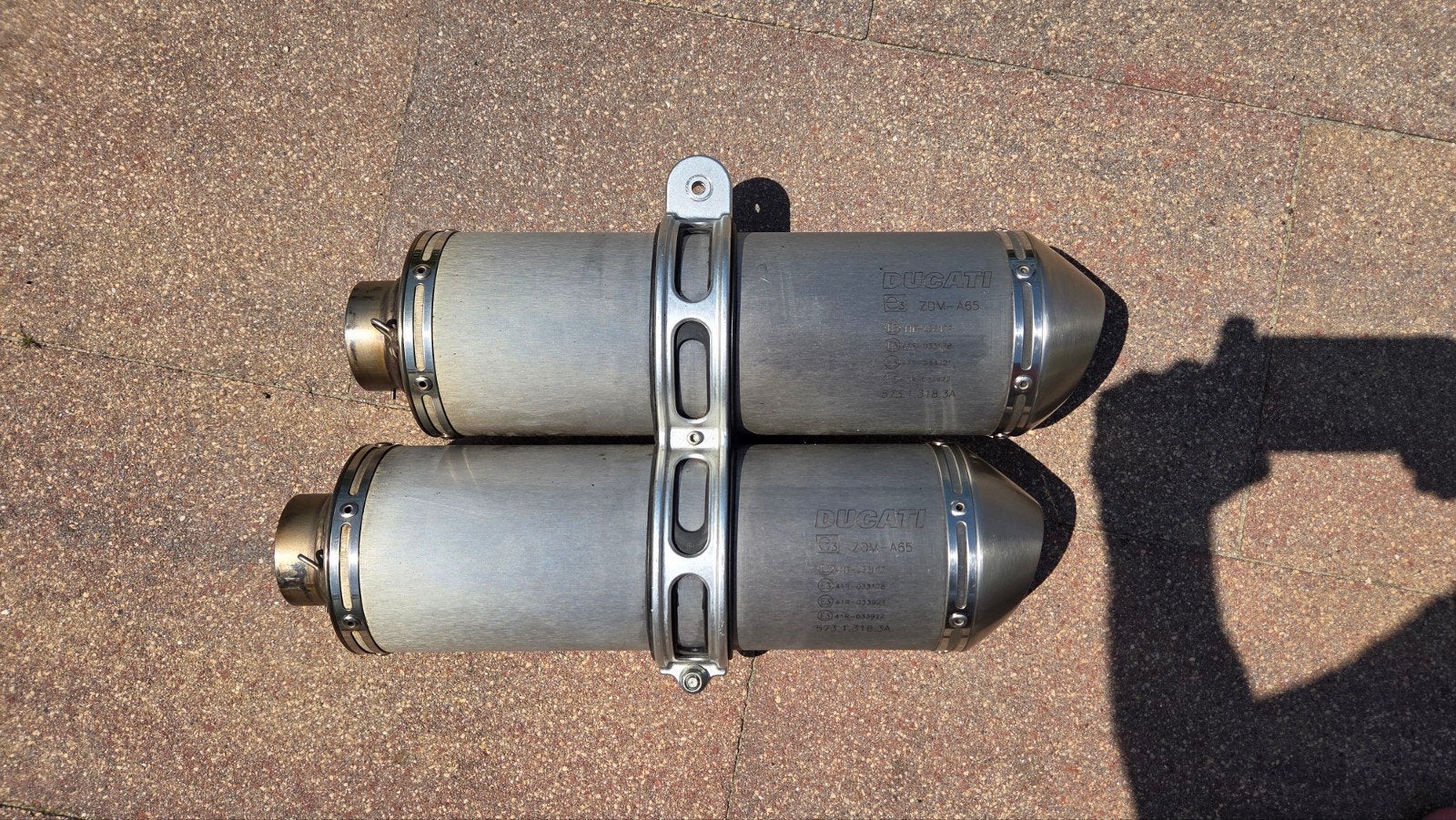 Ducati 848/1098 Orginele set dempers, Ophalen of Verzenden
