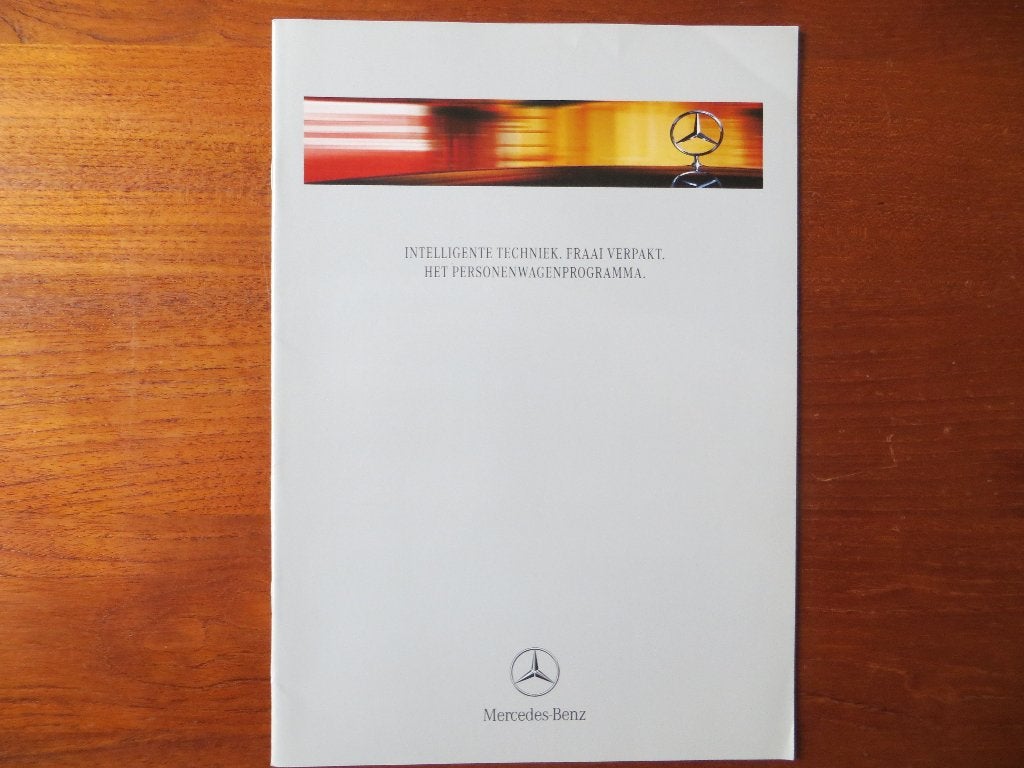 Mercedes-Benz Personenwagenprogramma (febr. 1999), Ophalen of Verzenden, Nieuw, Mercedes
