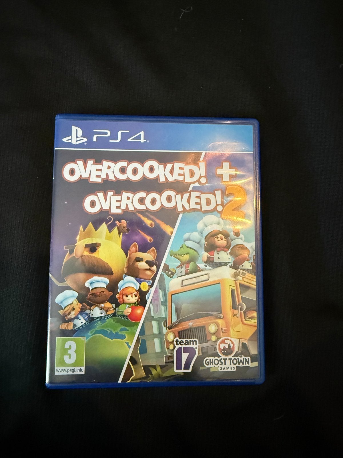 Overcooked! + Overcooked! 2 (PS4/PS5), Overige genres, Eén computer, Ophalen of Verzenden, Zo goed als nieuw