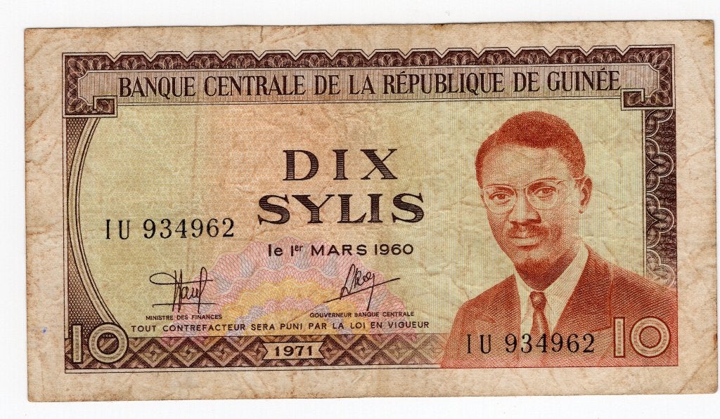 Guinee 10 Sylis 1971, Verzenden, Guinee