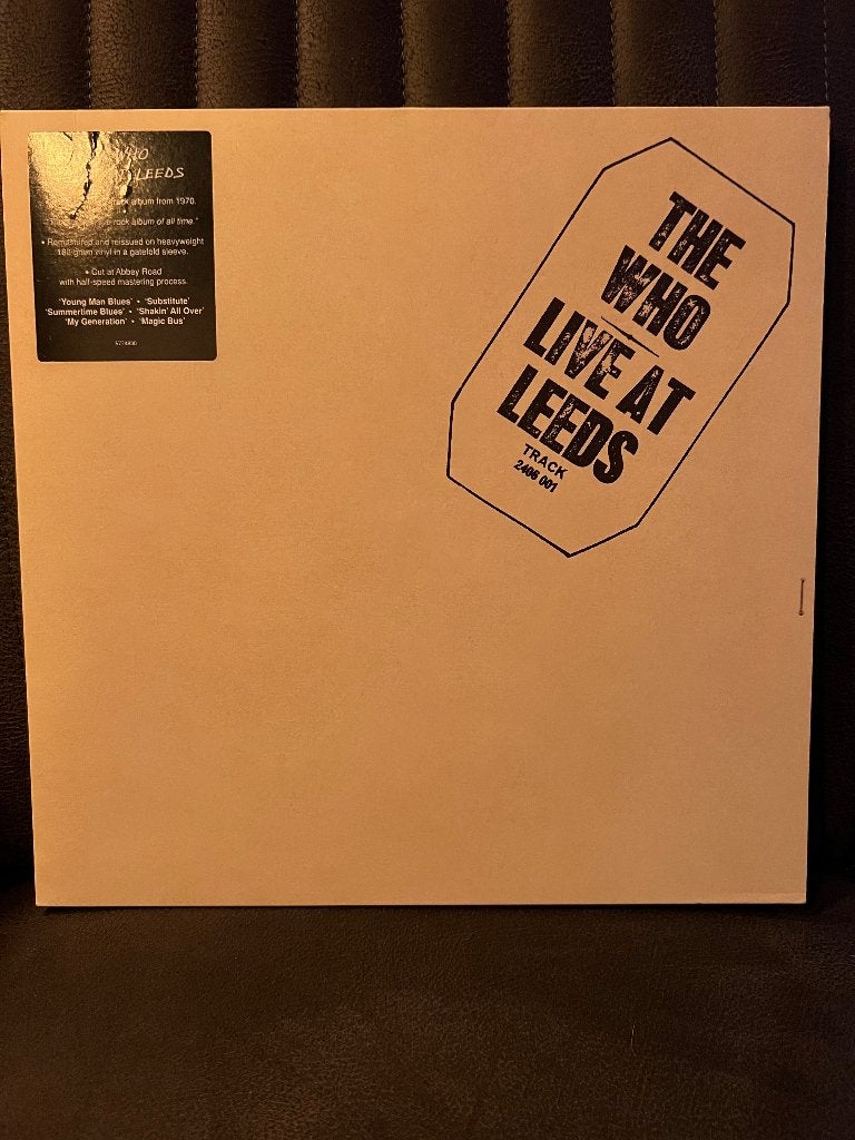 The Who - Live At Leeds (LP), LP, Inclusief binnenhoes, Ophalen of Verzenden, Zo goed als nieuw