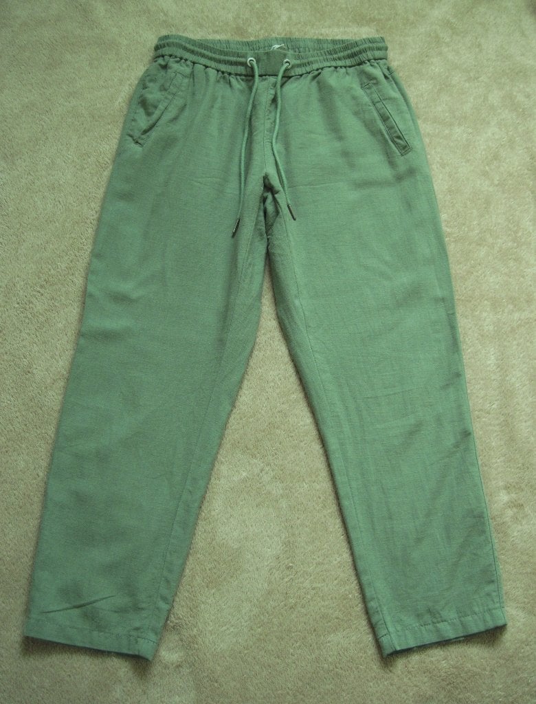 qbr  MOOIE LINNEN DAMES BROEK van NORAH Maat:M, Maat 38/40 (M), Overige kleuren, Ophalen of Verzenden, Zo goed als nieuw