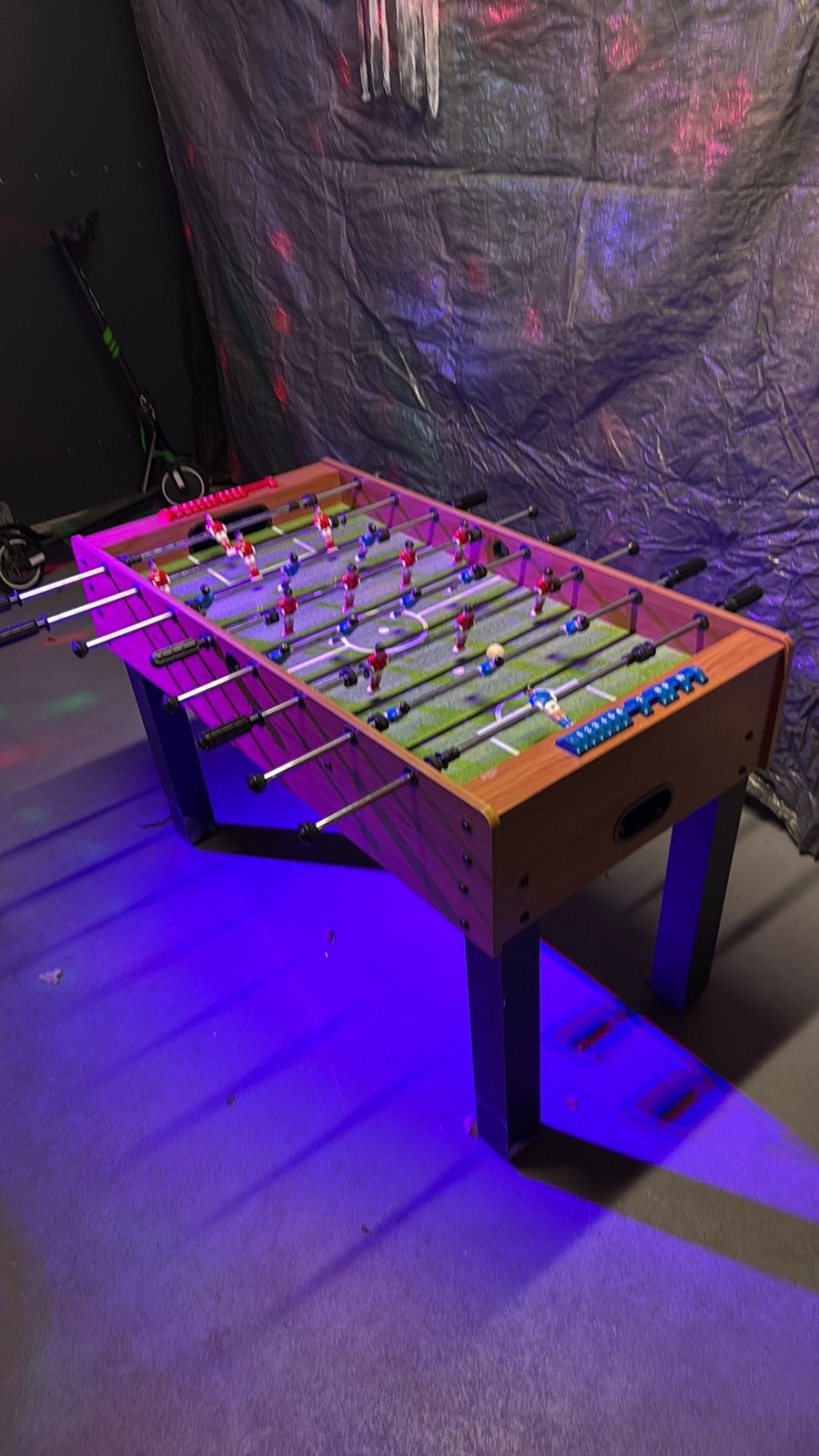 Tafelvoetbal, Ophalen, Gebruikt