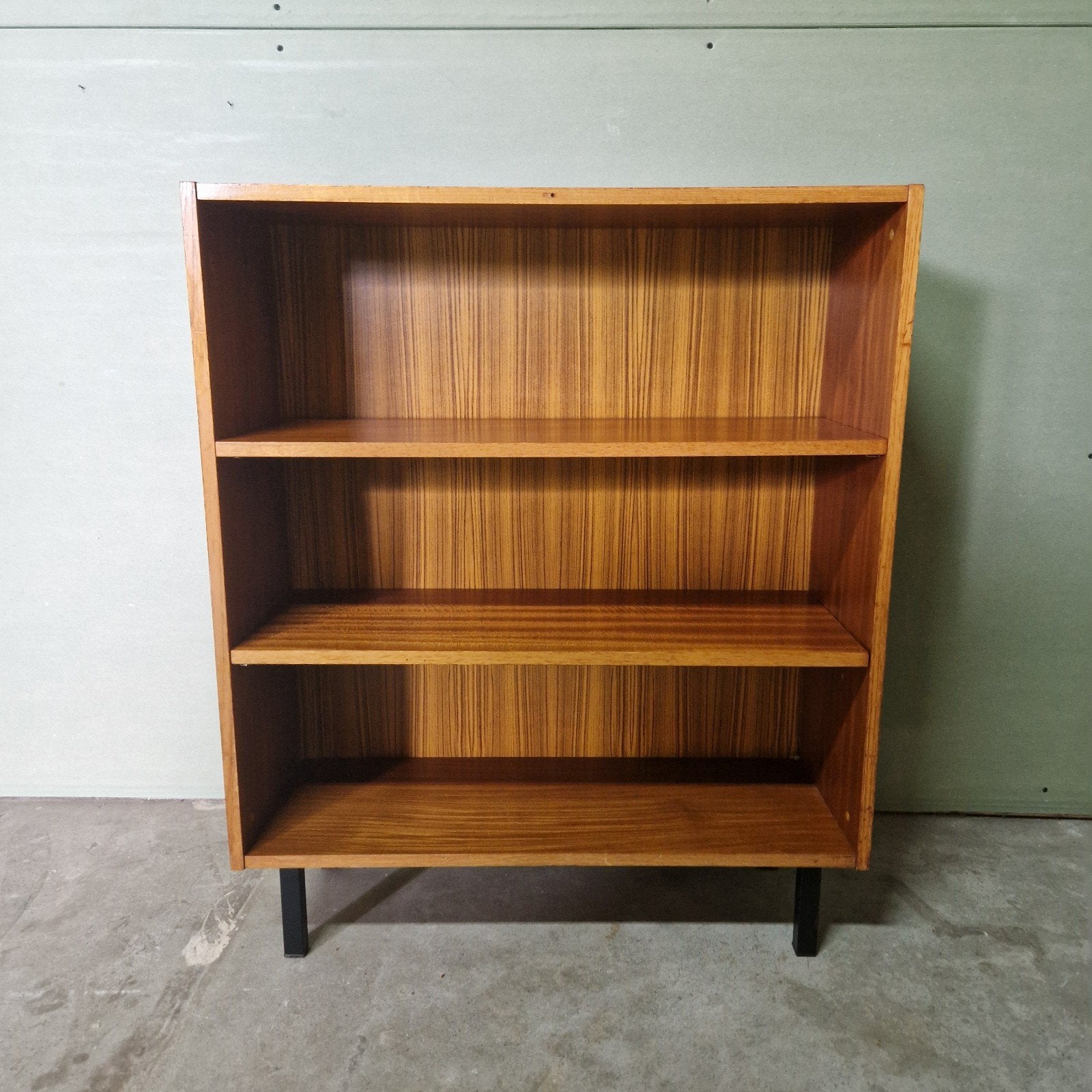 Vintage boekenkast boekenkastje jaren 60 teak kast open kast, Ophalen of Verzenden