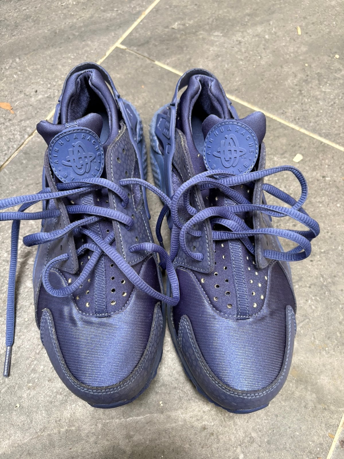 Nike Air Huarache Run Premium "Blue Legend" – Maat 39, Ophalen of Verzenden, Zo goed als nieuw, Blauw