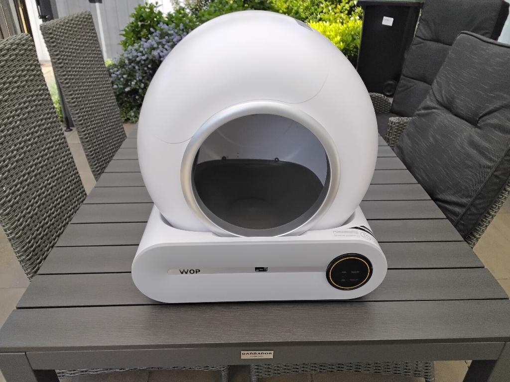 Elektrische kattenbak wop, Dieren en Toebehoren, Kattenbakken, Ophalen, Zelfreinigend, Zo goed als nieuw, Gesloten