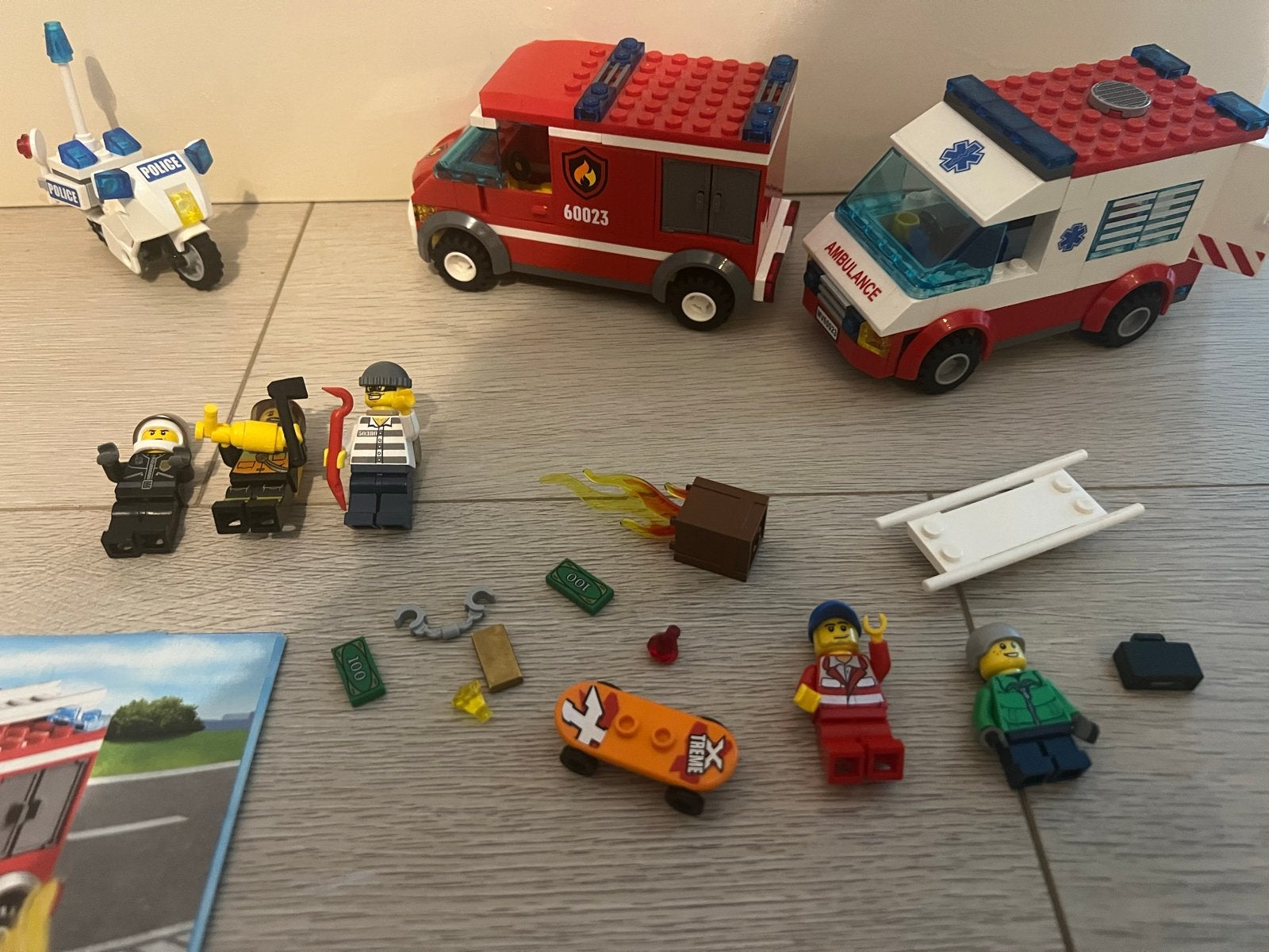 Lego City 60023 Starter Set - Brandweer, Politie, Ambulance, Lego, Ophalen of Verzenden, Compleet, Complete set