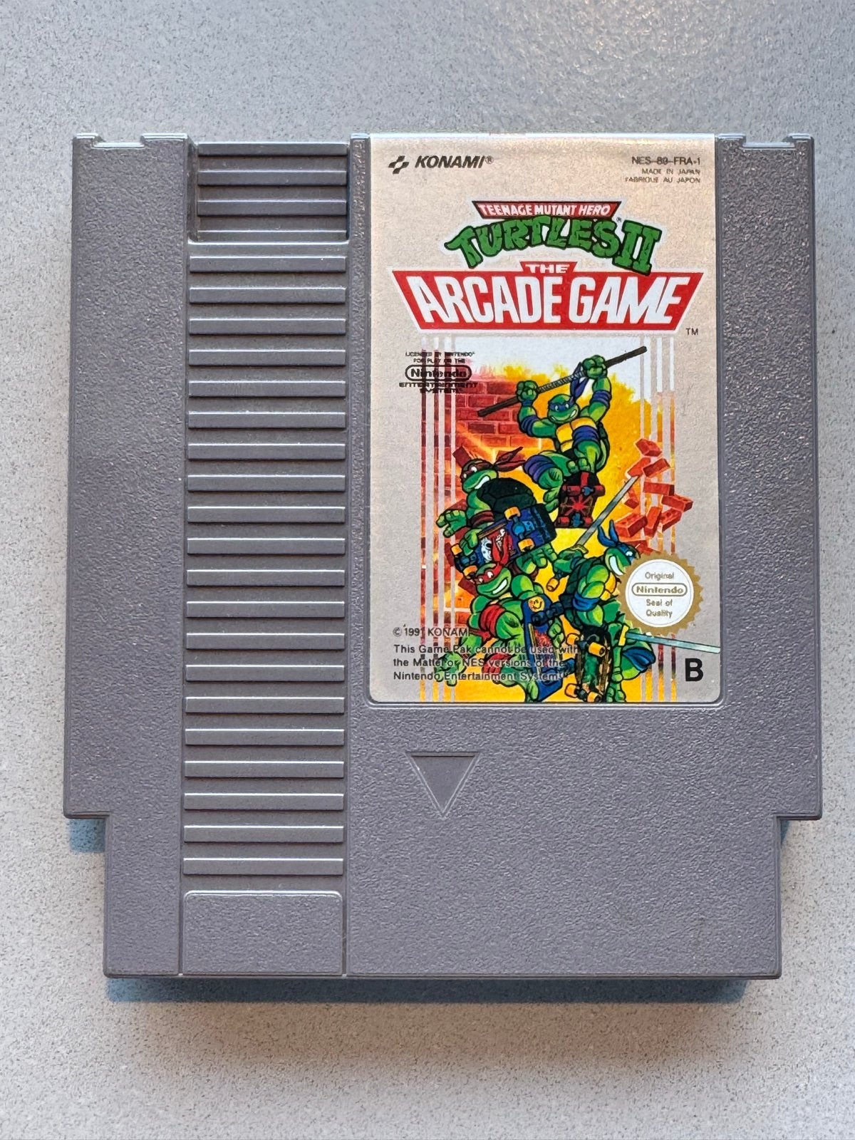 Teenage Mutant Hero Turtles II: The Arcade Game (NES), Spelcomputers en Games, Games | Nintendo NES, Avontuur en Actie, Gebruikt