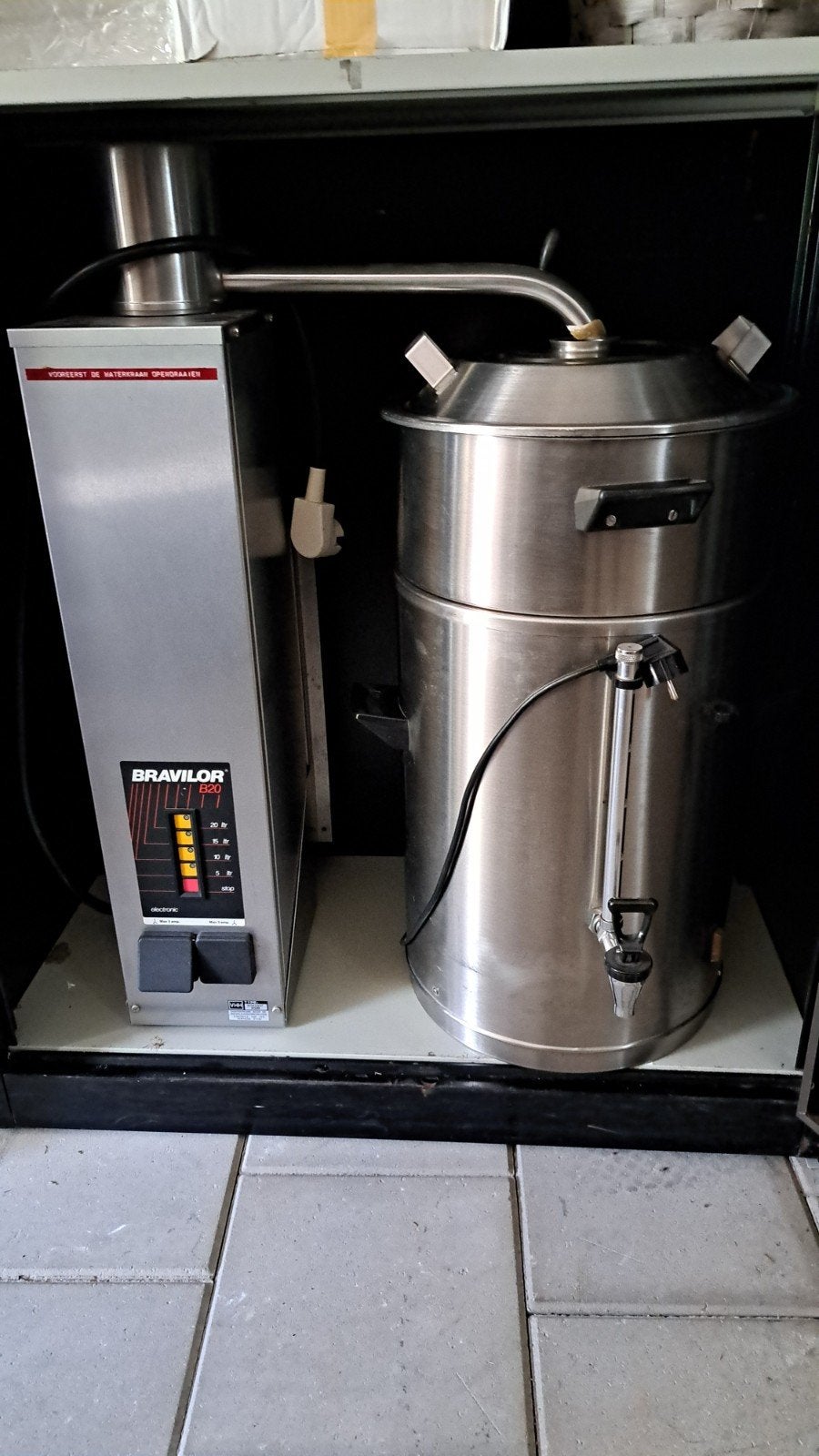 Bravilor B20 Koffiemachine - Professioneel, Ophalen, Gebruikt, 10 kopjes of meer, Koffiemachine