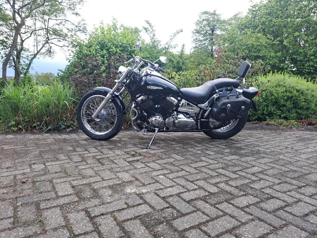 Stoere Yamaha dragster custom b.j. 2000, Motoren, Cardan-aandrijving, 2 cilinders, Chopper, Gebruikt